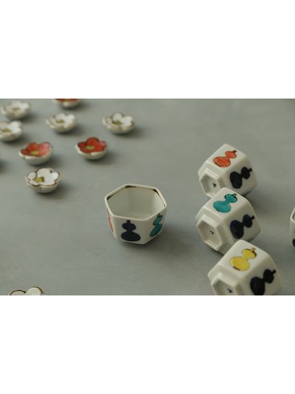 色絵 瓢箪 六角豆鉢/德永遊心（ボウル・鉢）｜Madu（マディ）｜HAKKA