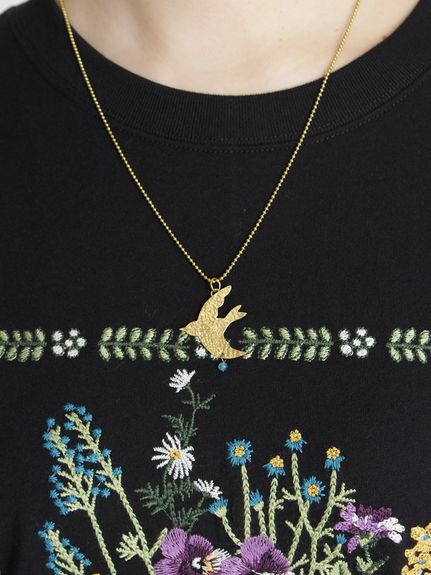 SUPER HAKKA×niwa 「bird」ハンドメイドネックレス（ネックレス