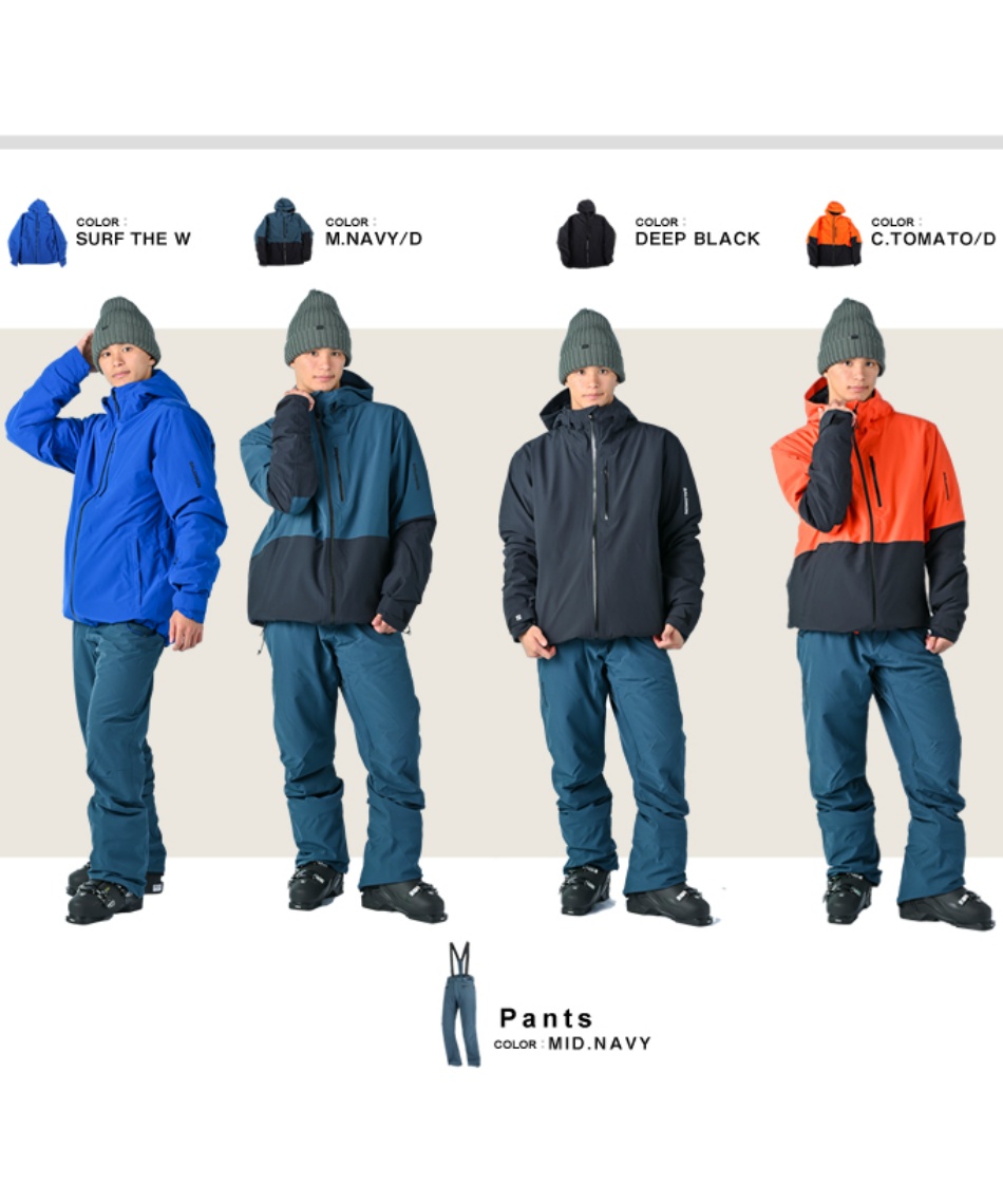 サロモン(salomon) スキーウェア 上下セット HIGHLAND+EDGE ハイランド