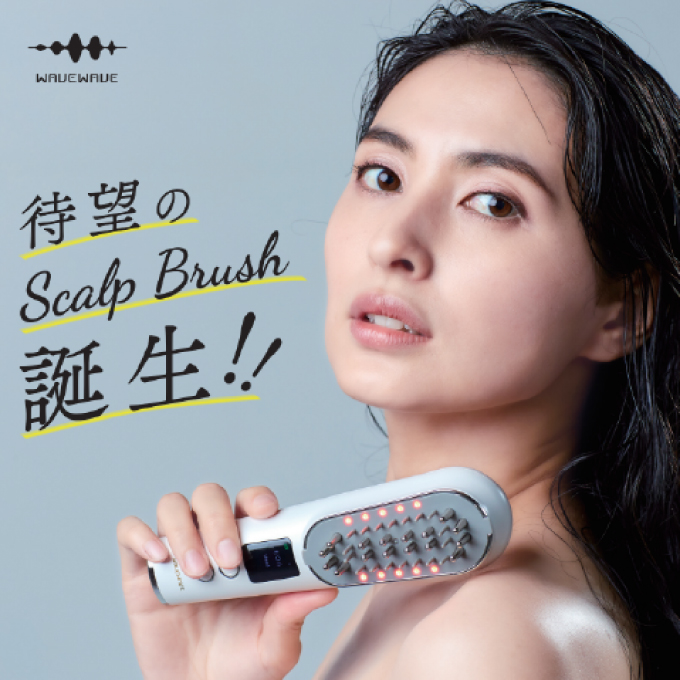 ウェイブウェイブ 頭皮ブラシ EMS RF 美顔器 リフトアップ SCALP BLUSH