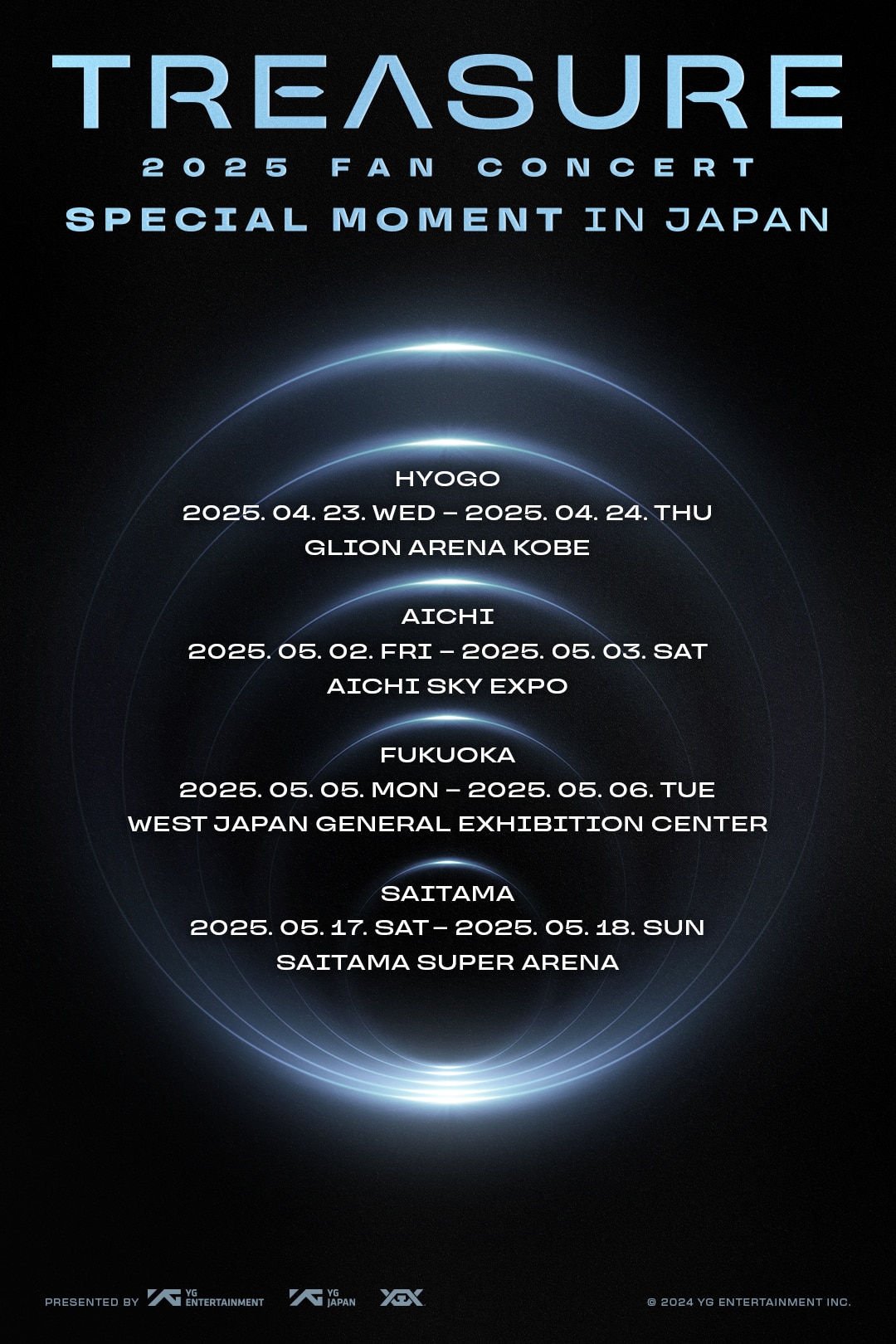 2025 TREASURE FAN CONCERT [SPECIAL MOMENT] IN JAPAN』開催決定