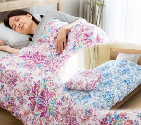 モリリン 布団・快眠グッズ 【新品同様】フランス産洗えるダウンケット