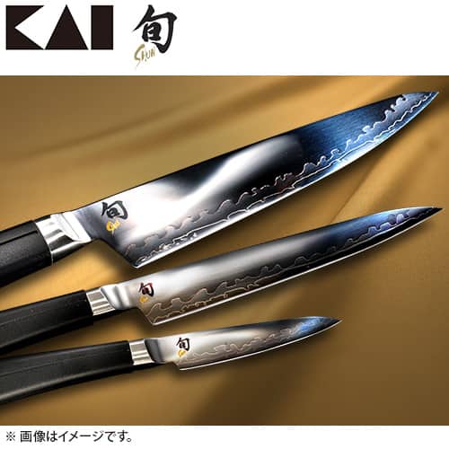 貝印 キッチン用品 【新品同様】包丁 旬 Sora 3本セット 020DM7008