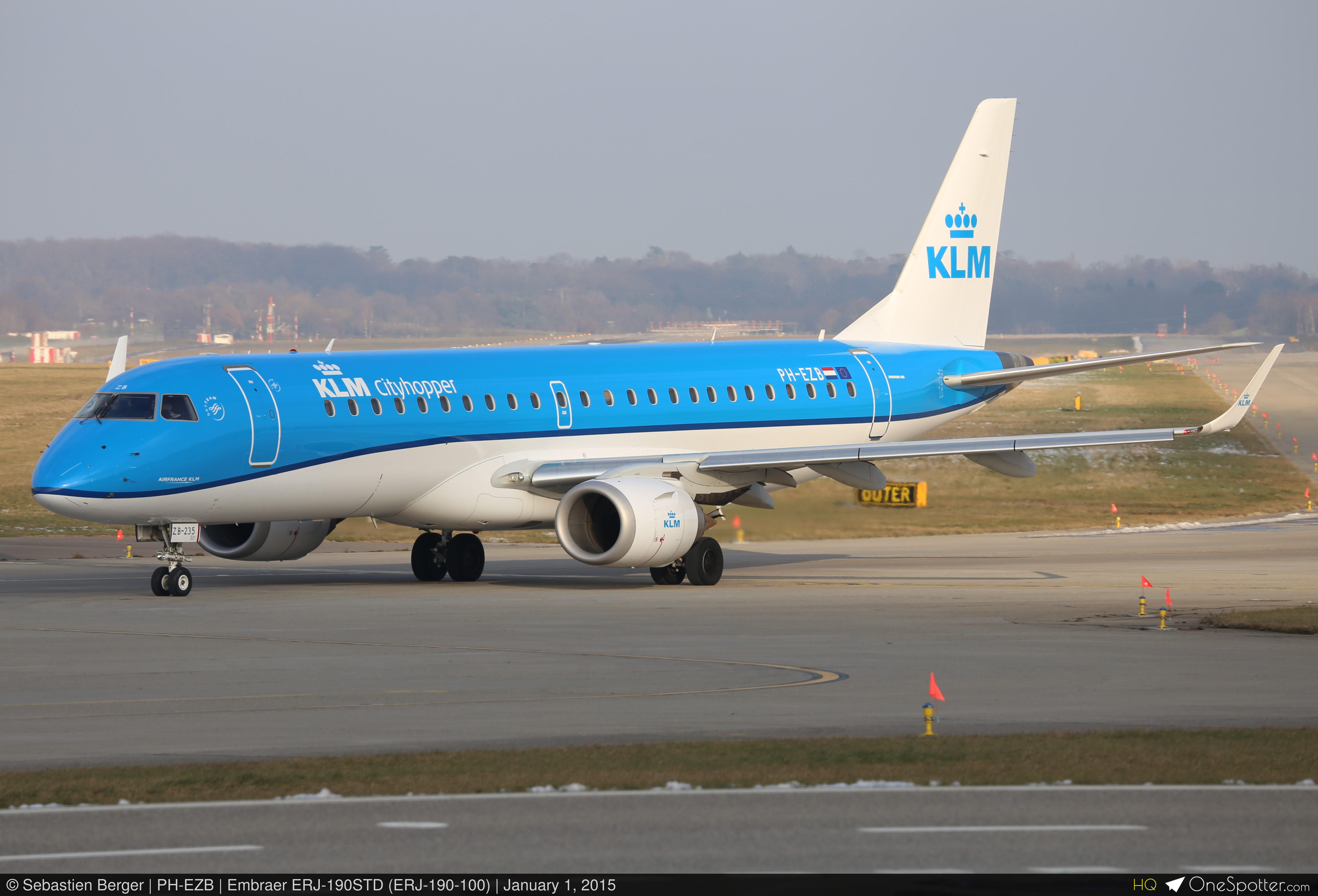PH-EZB KLM Cityhopper Embraer ERJ-190STD (ERJ-190-100), MSN
