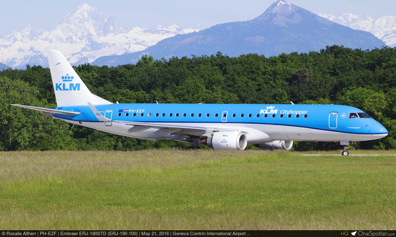 PH-EZF - KLM Cityhopper Embraer ERJ-190STD (ERJ-190-100), MSN