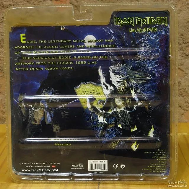 Iron Maiden Live After Death Eddie - Action Figure - Neca Series 2