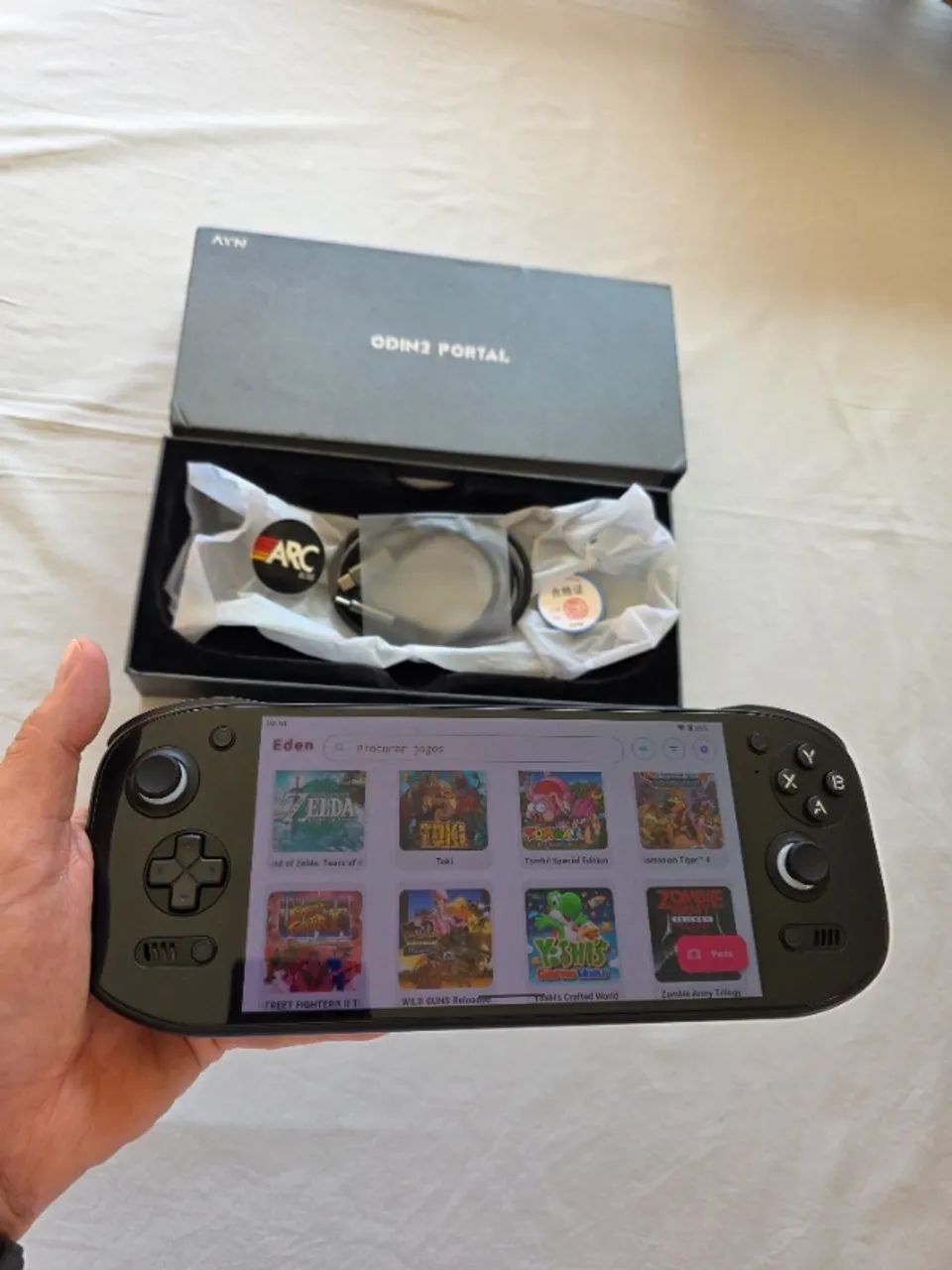 Ayn Odin 2 Portal Pro Snapdragon 8 Gen 2 12gb Ram 512gb Completo