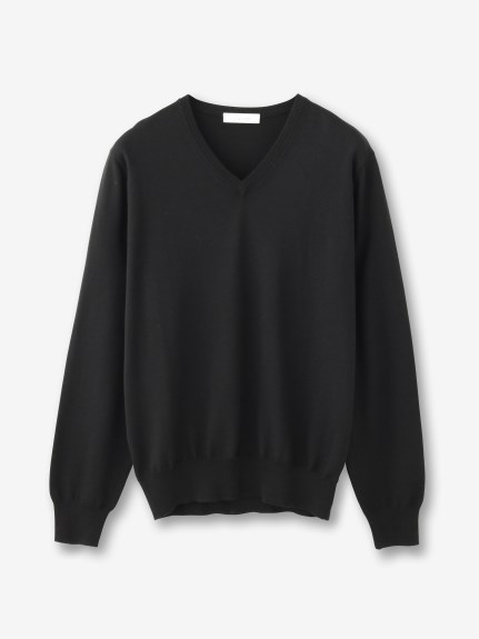 27ゲージ】ウールVネックニット（ニット）｜STRASBURGO OUTLET