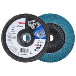 Disco Flap Santard para Metal 7 Pol. Grão 40 - BOSCH-2608619292-000