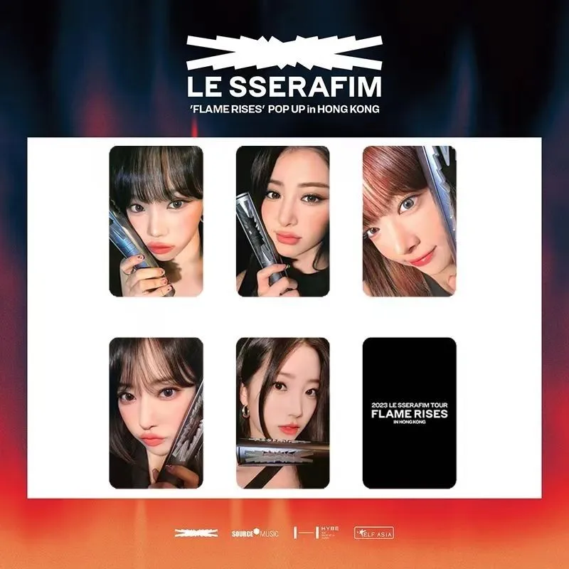 LESSERAFIM Tour FLAME RISES PopUp in HongKong PhotoCards Sakura
