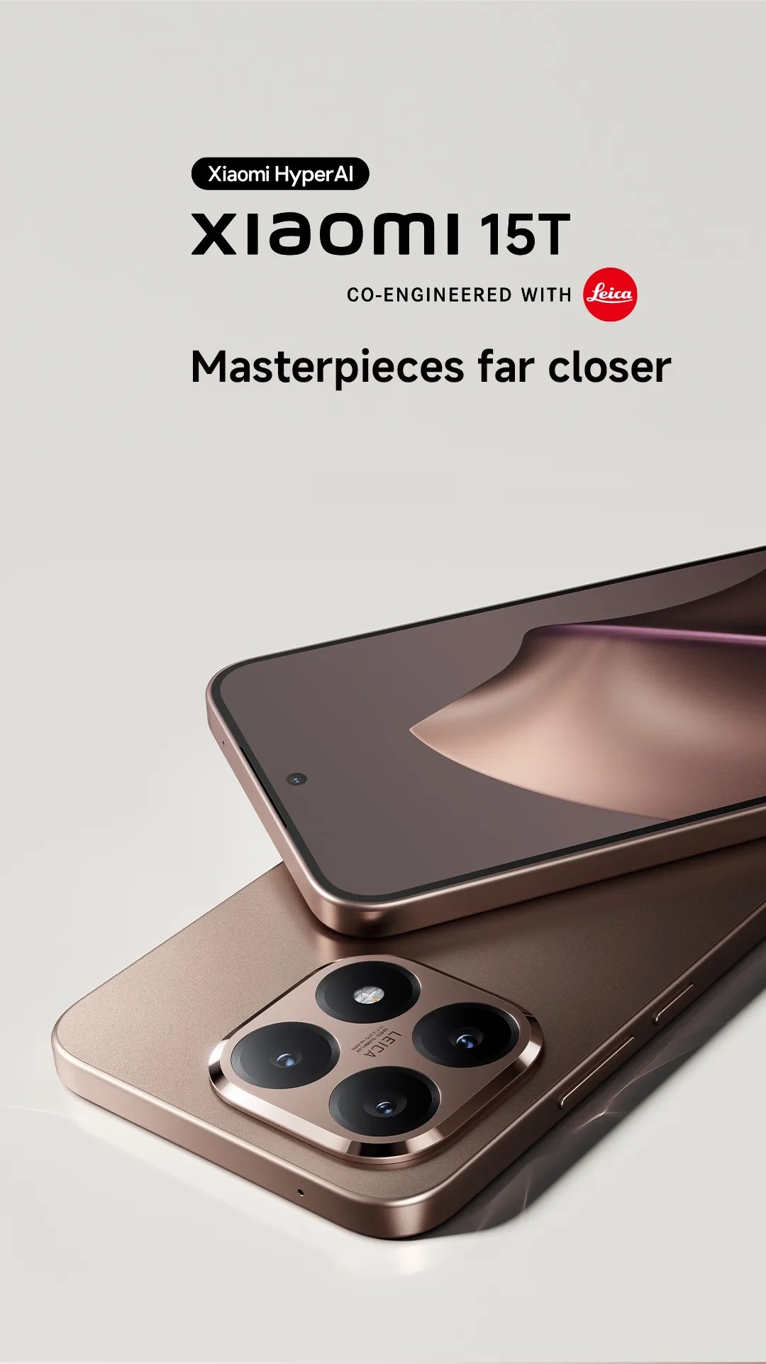 Xiaomi 15T 12/256GB – Rose Gold | Aihome Malaysia