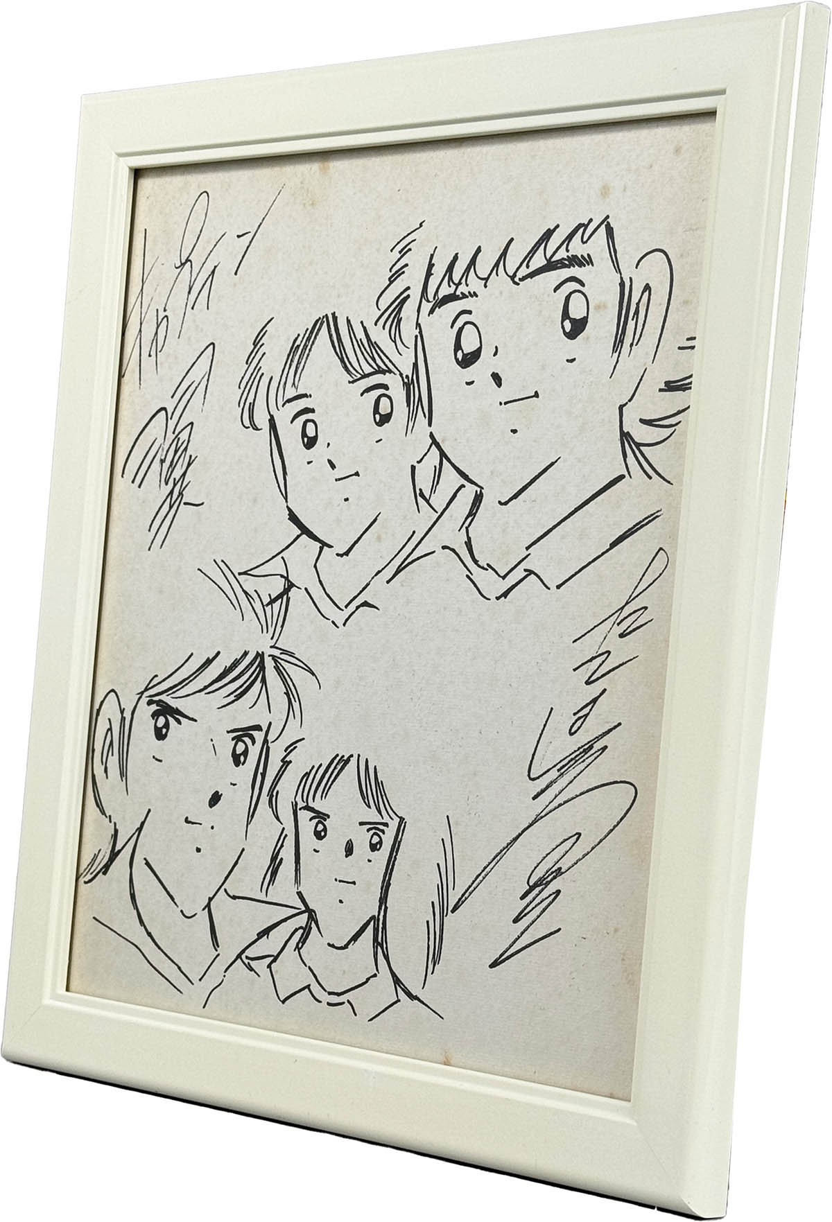 3136] 高橋陽一 複製色紙「キャプテン翼」