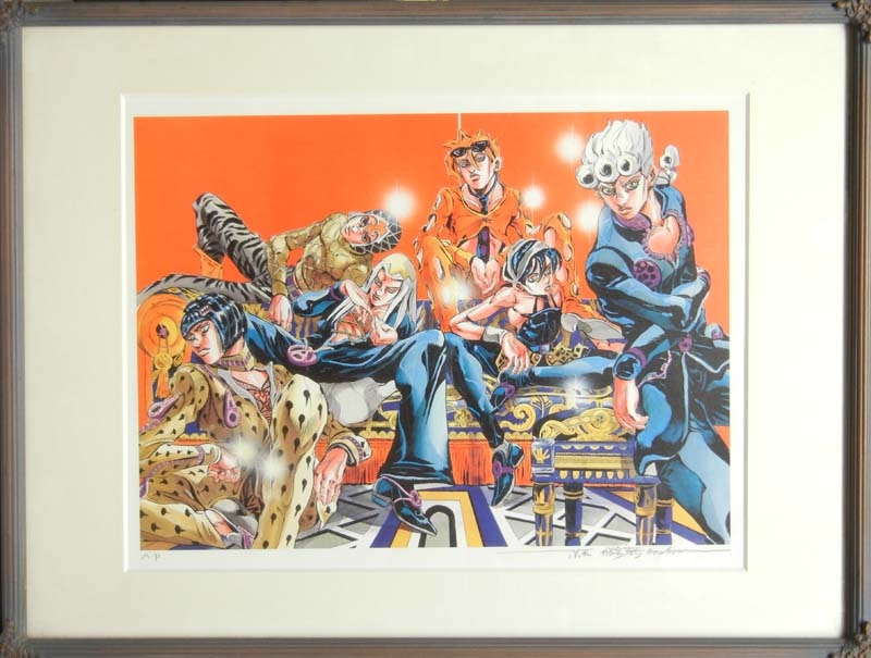 ジョジョの奇妙な冒険 7部SBR 複製原画 ジョジョ展2012 ジョジョの