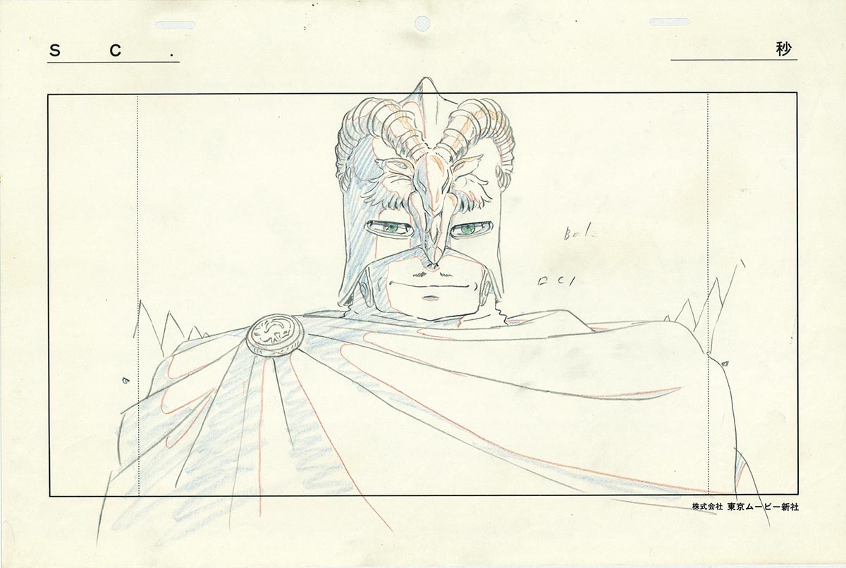 4395] ルパン三世 カリオストロの城 ラフ原画 / 直筆:宮崎駿