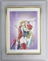 えびはら武司 直筆サイン入りカラー複製イラスト まいっちんぐマチコ先生