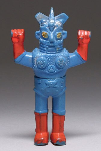 当時物 アストロミュー5 ミニソフビ 中嶋製作所 亀マーク 面とれ 当時