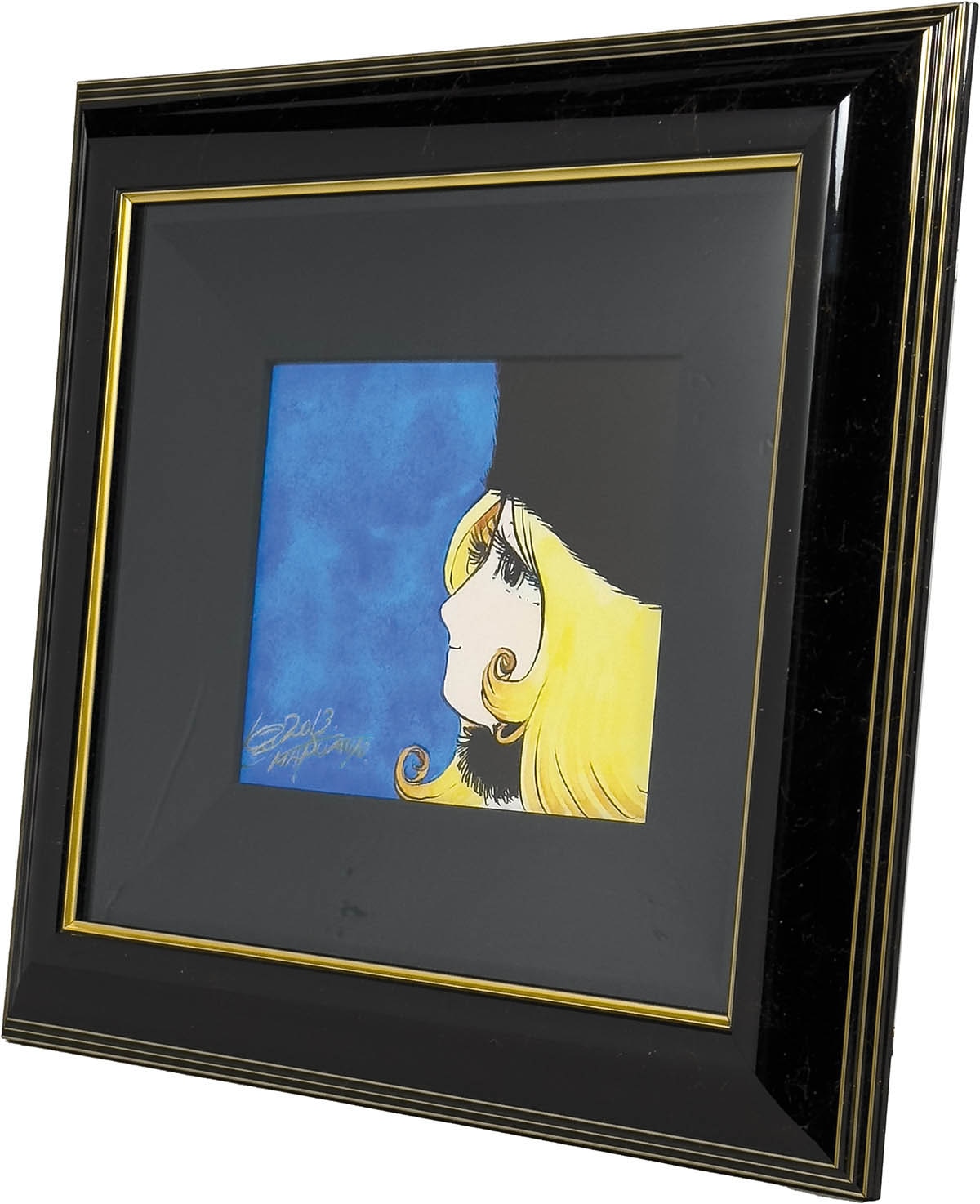 希少 松本零士直筆サイン 銀河鉄道999鉄郎と母 希少 松本零士直筆