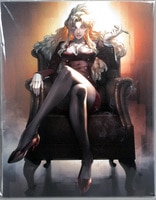 片岩ゆり カラー複製イラスト