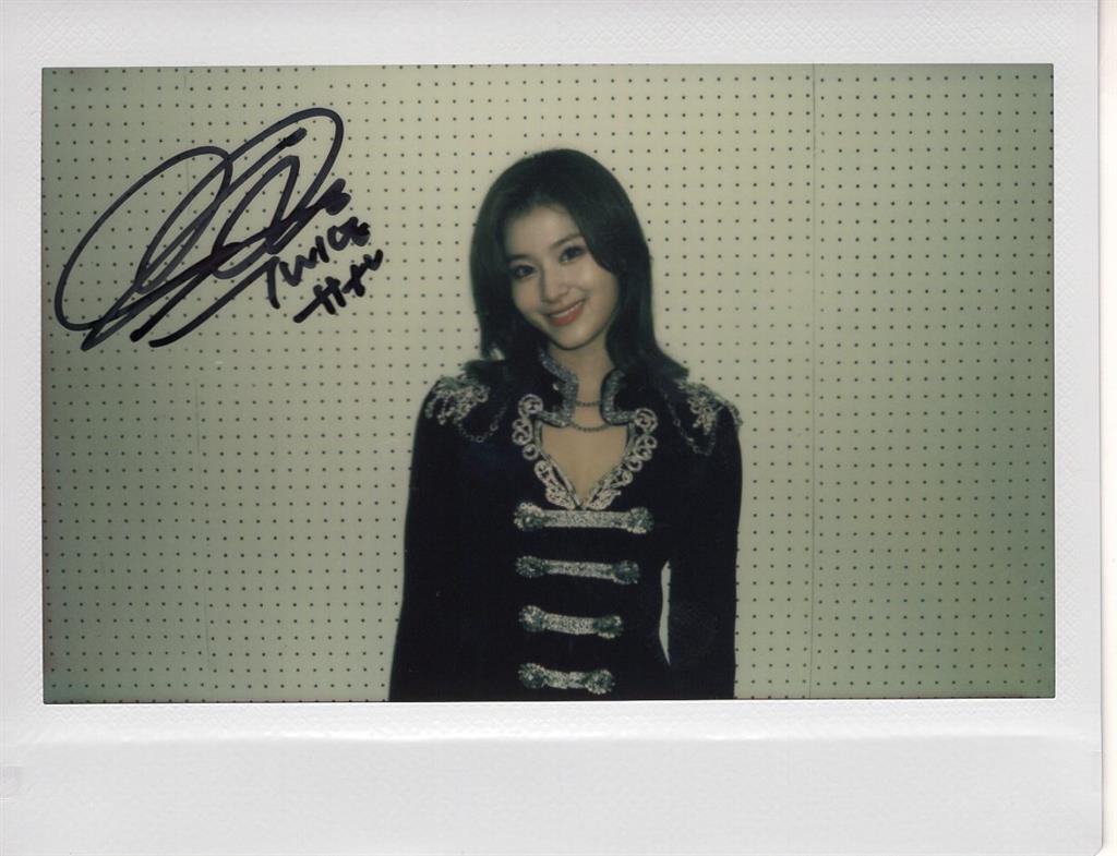 TWICE サナ 直筆サイン ワイドチェキ Sana Signed Checki TWICE サナ
