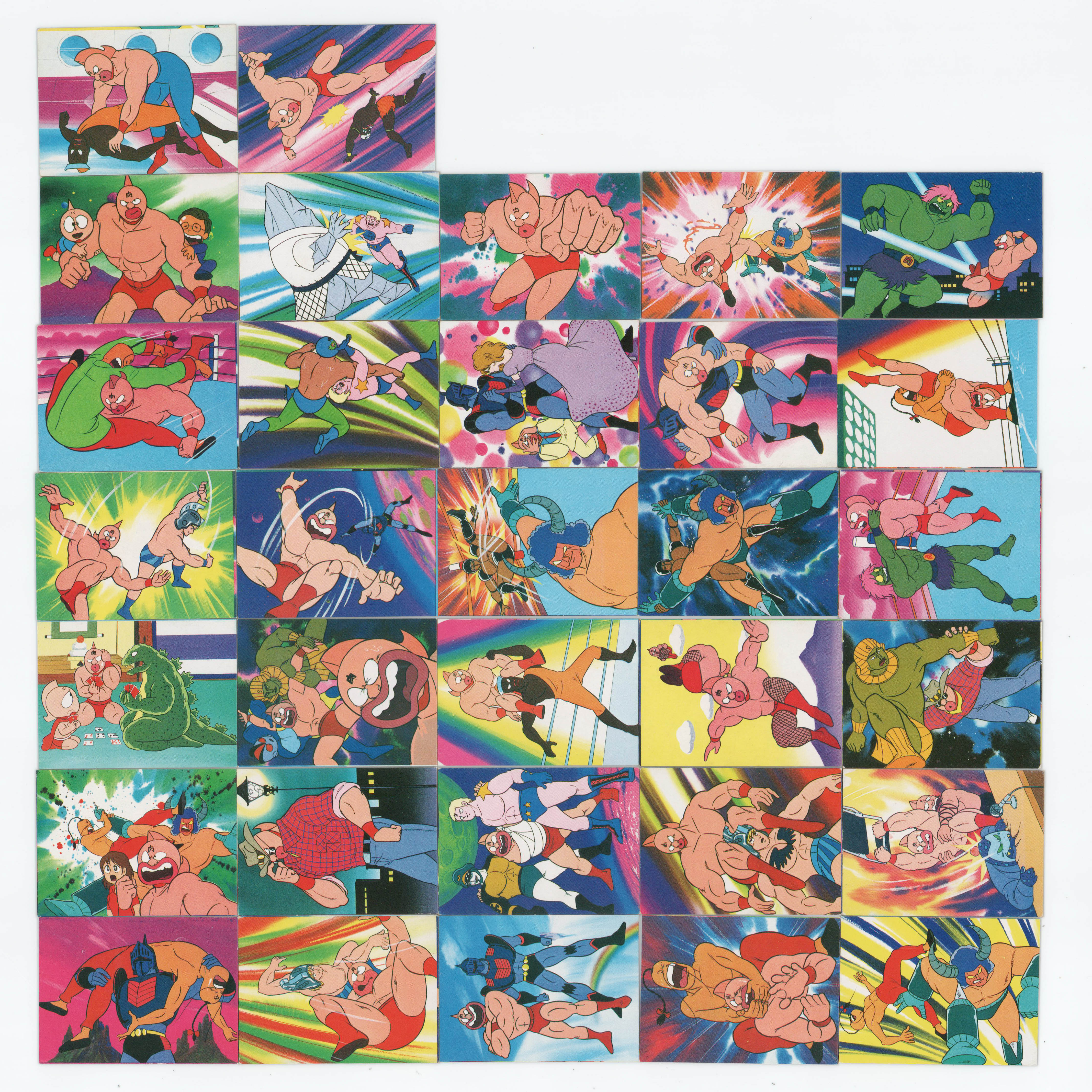 キン肉マン ホロカードセット 1992年製 4枚セット キン肉マン