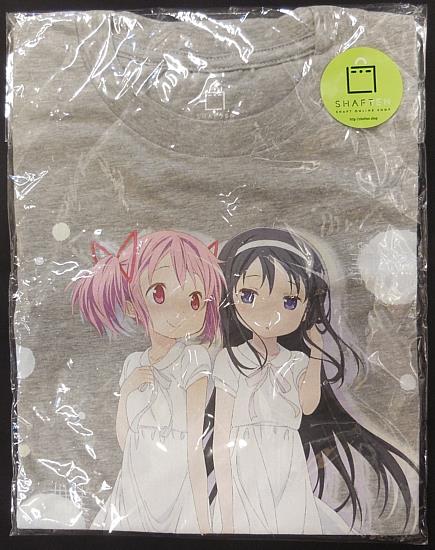 SHAFT TEN/魔法少女まどか☆マギカ/マルイ限定Tシャツ/鹿目まどか&暁美