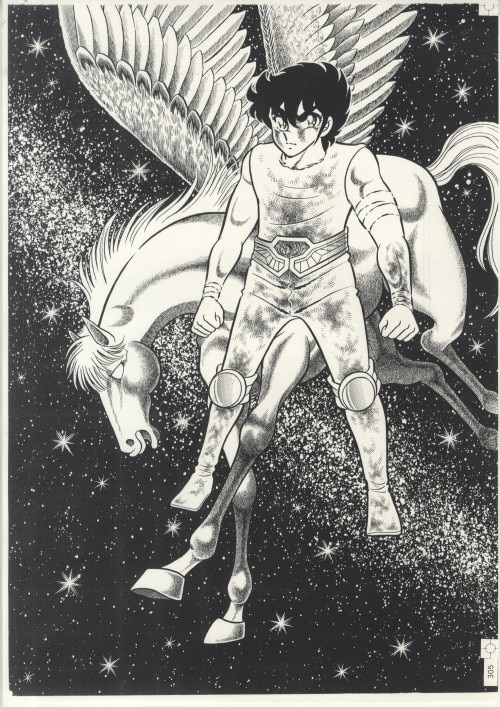 車田正美 複製原稿「聖闘士星矢/リングにかけろ」