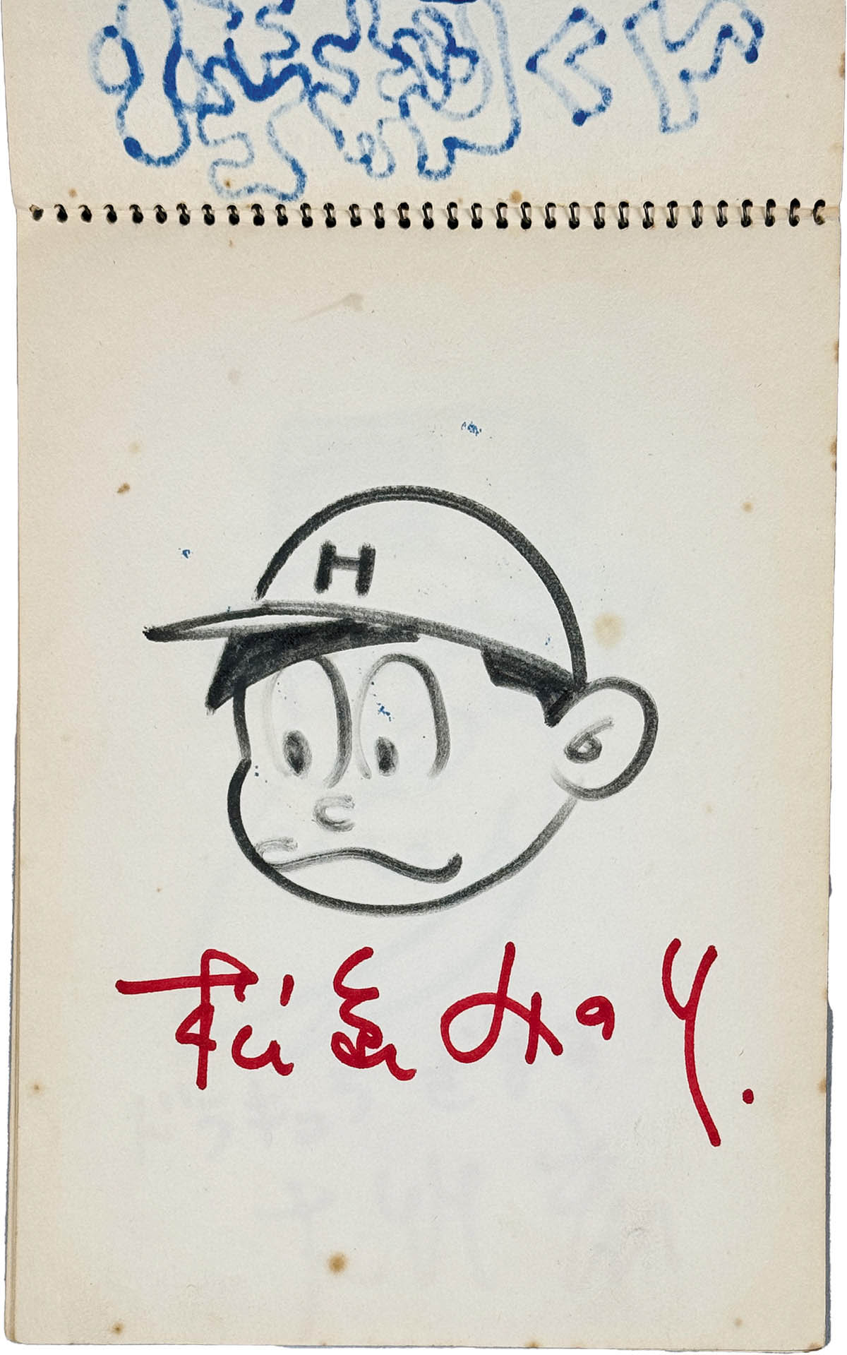 4011] 藤子不二雄 直筆イラストサイン/声優(白石冬美/大竹宏/兼本新吾