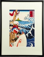 希少】高橋真琴 直筆サイン入り イラスト 動物 鹿 うさぎ リス