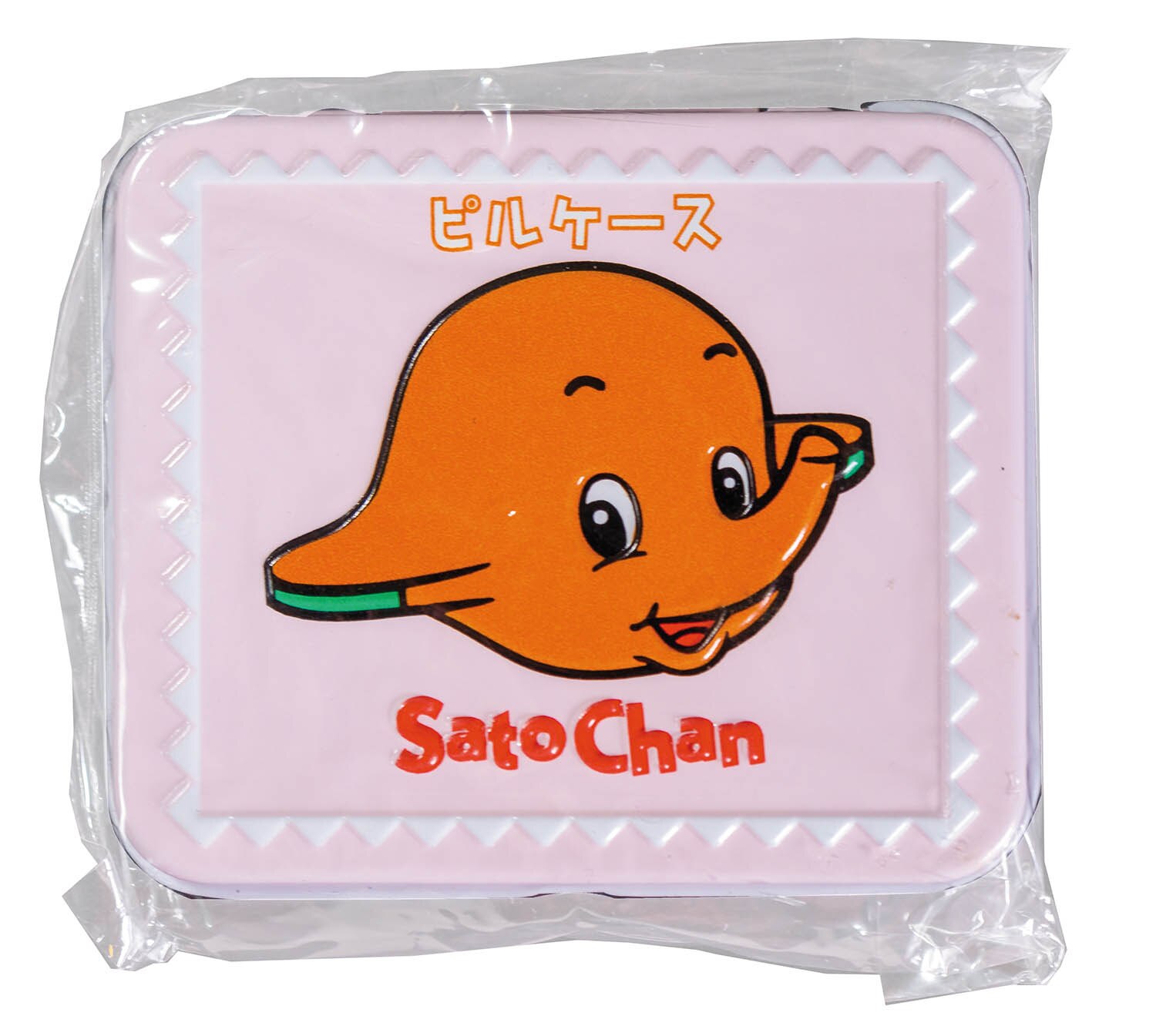 佐藤製薬 サトちゃん ピルケース 缶 ピンク