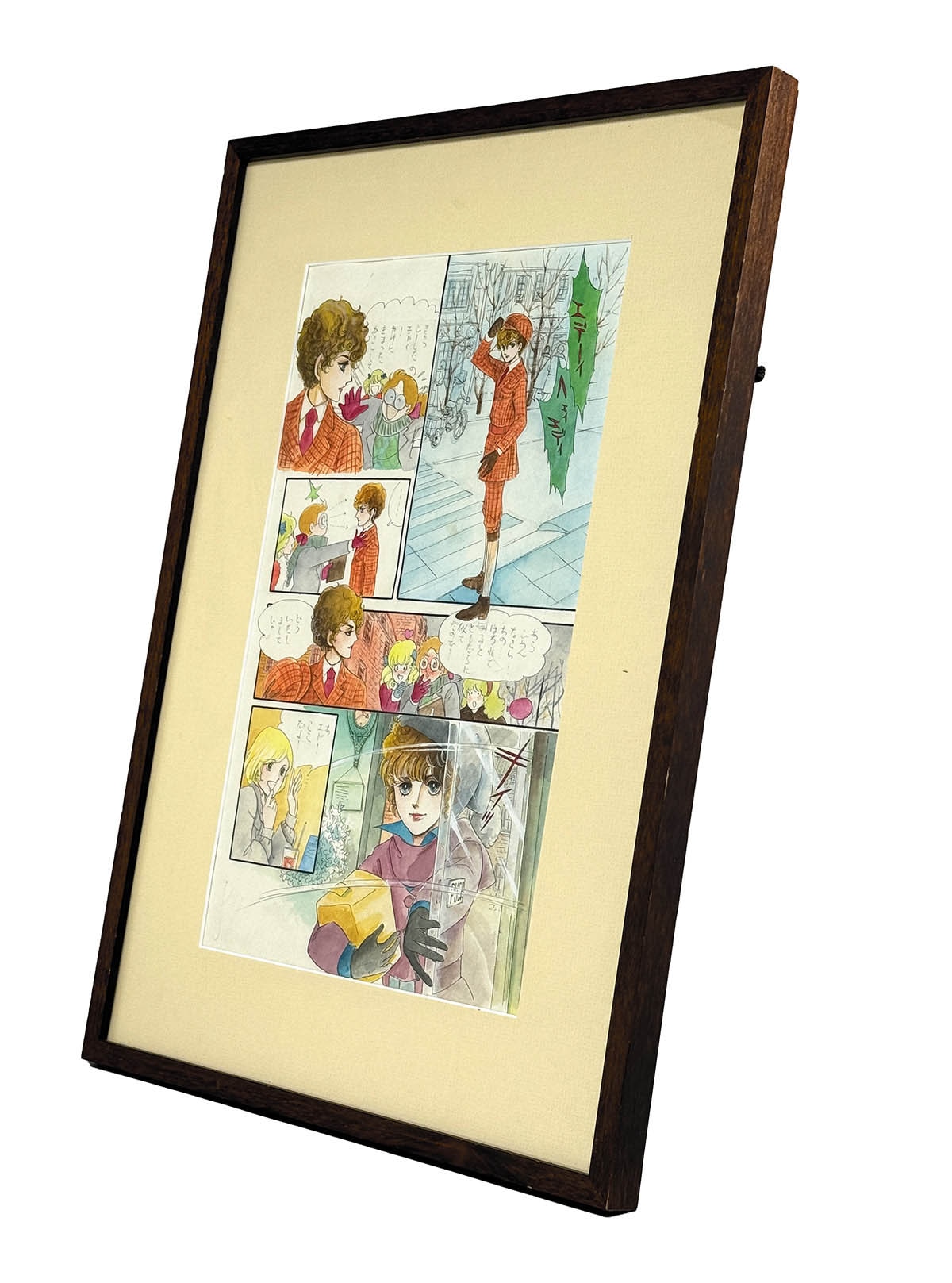 4084] 萩尾望都 直筆カラー原稿「ポーの一族」