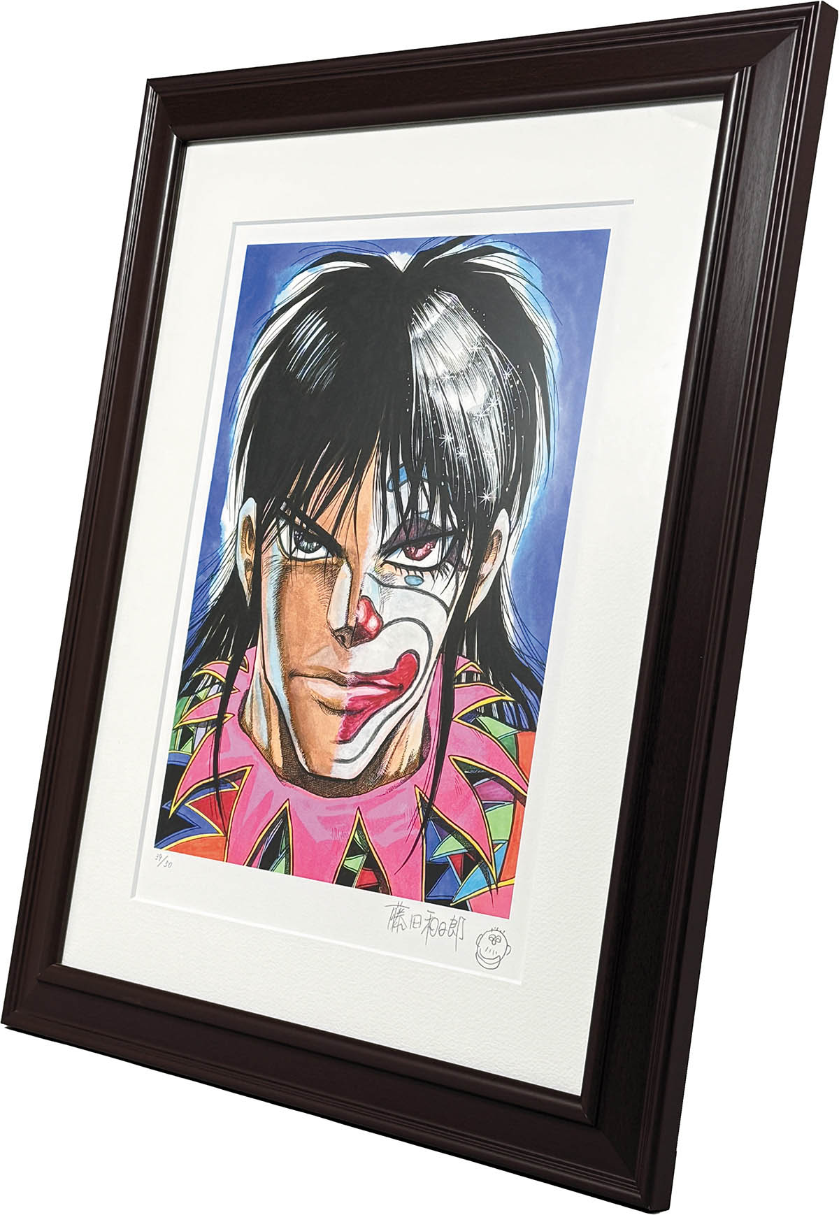 3123] 藤田和日郎 直筆サイン入りカラー複製イラスト「からくりサーカス」