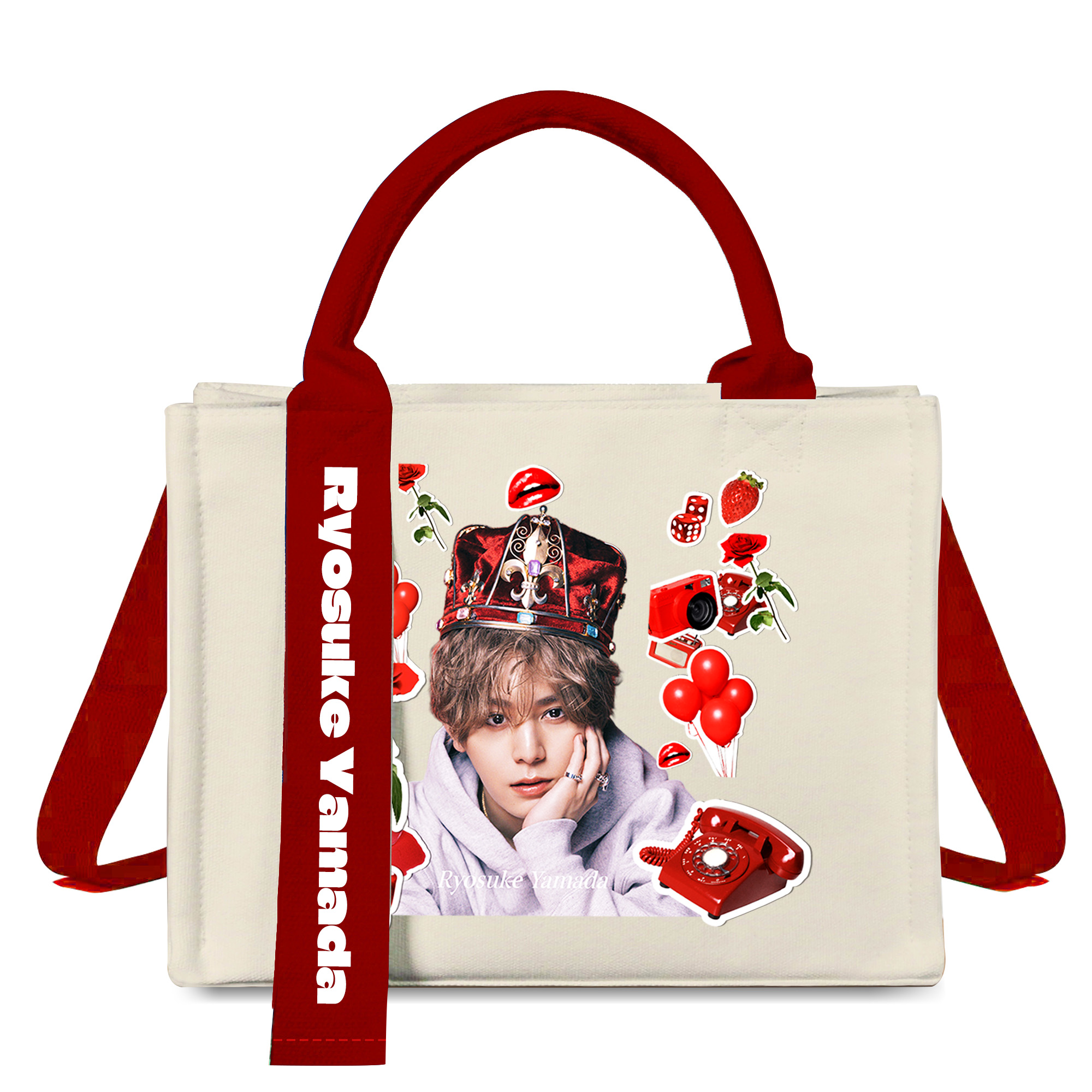 山田涼介 グッズ |トートバッグキャンバスバッグ【Ryosuke Yamada/Hey