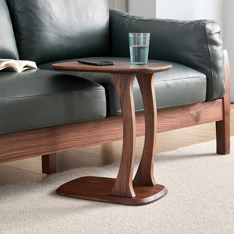 ブラックウォールナット材イタリアンサイドテーブル | 小物を