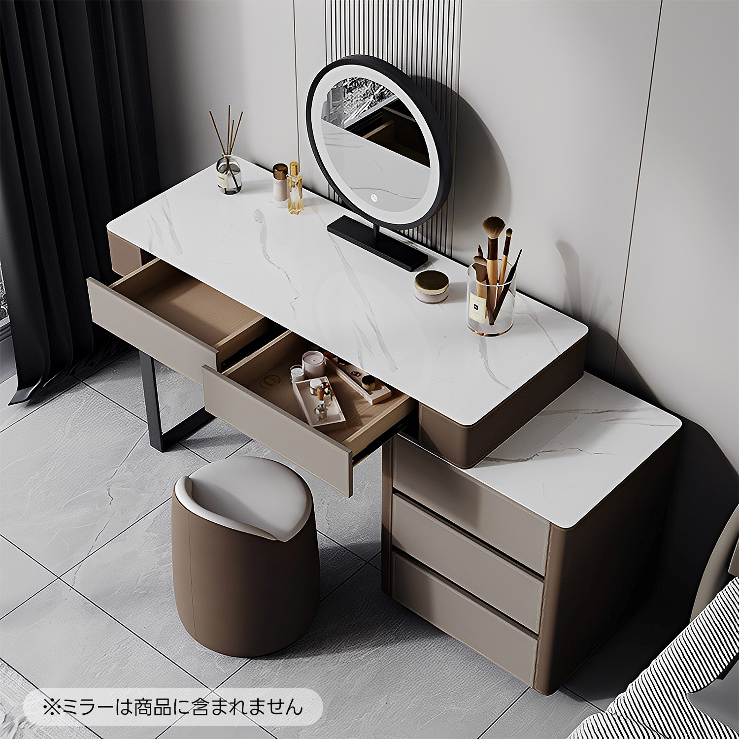 グレースアーチ ドレッサー | 女性の一人暮らしに寄り添うモダンな