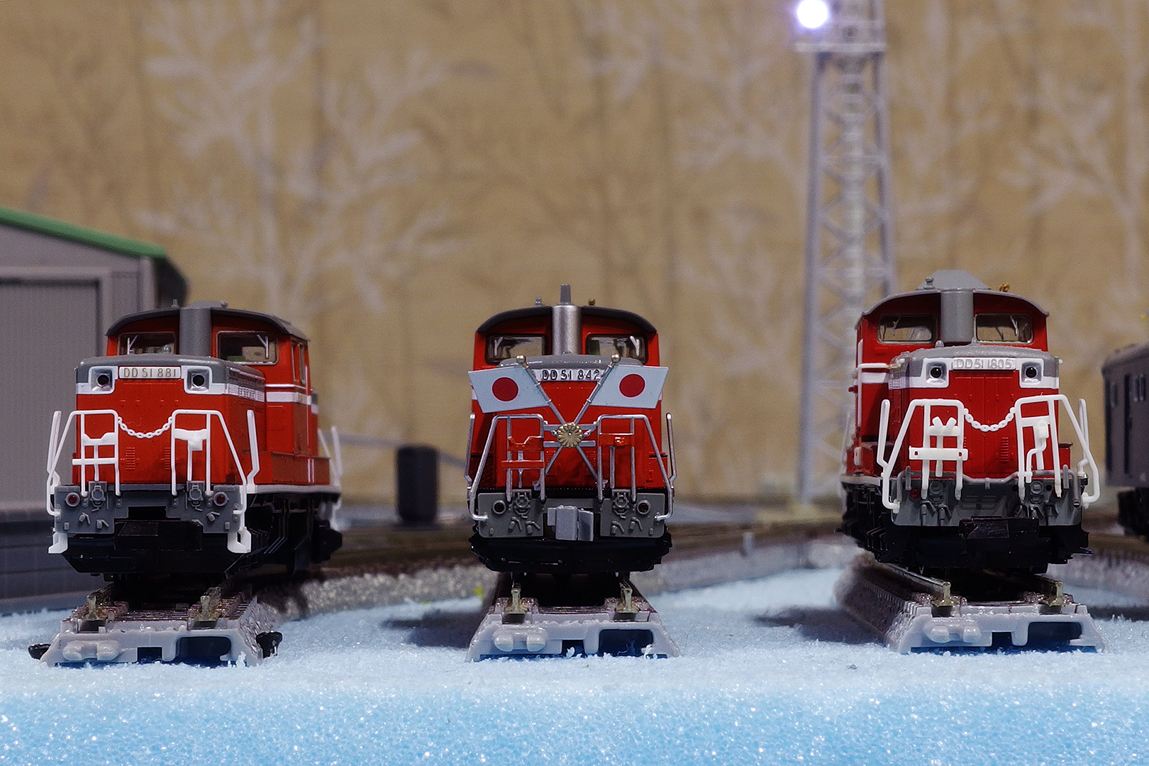 KATO 7008-5 DD51 842 お召機 入線: Nゲージ立川駅レイアウト作成記