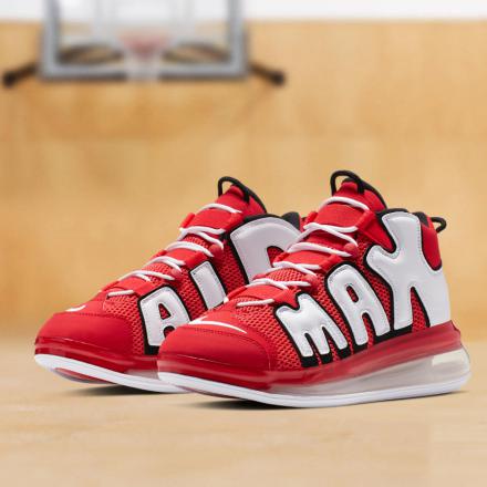 海外4月発売予定】ナイキ エア モア アップテンポ 720 レッド/ホワイト