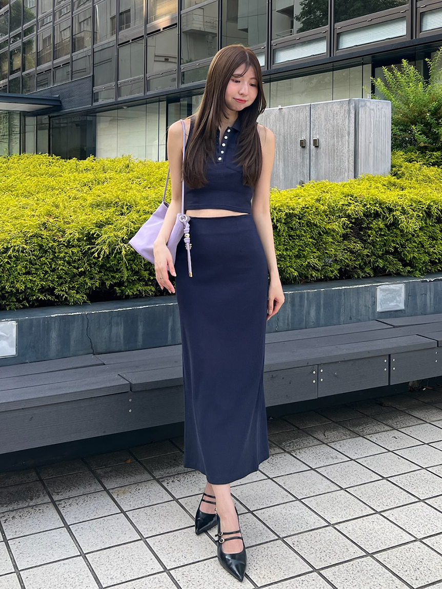 WEB限定カラーあり】ポロカットセット(トップス＆ボトムセット