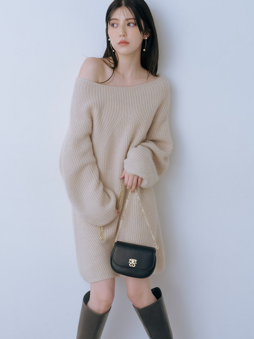 ラクーンミニニットワンピース(ミニワンピース)｜ワンピース｜SNIDEL