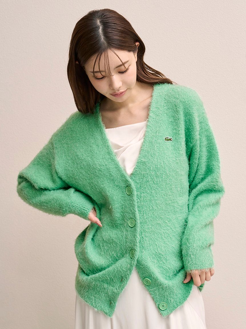 LACOSTE/ラメニットカーディガン(カーディガン)｜トップス｜SNIDEL