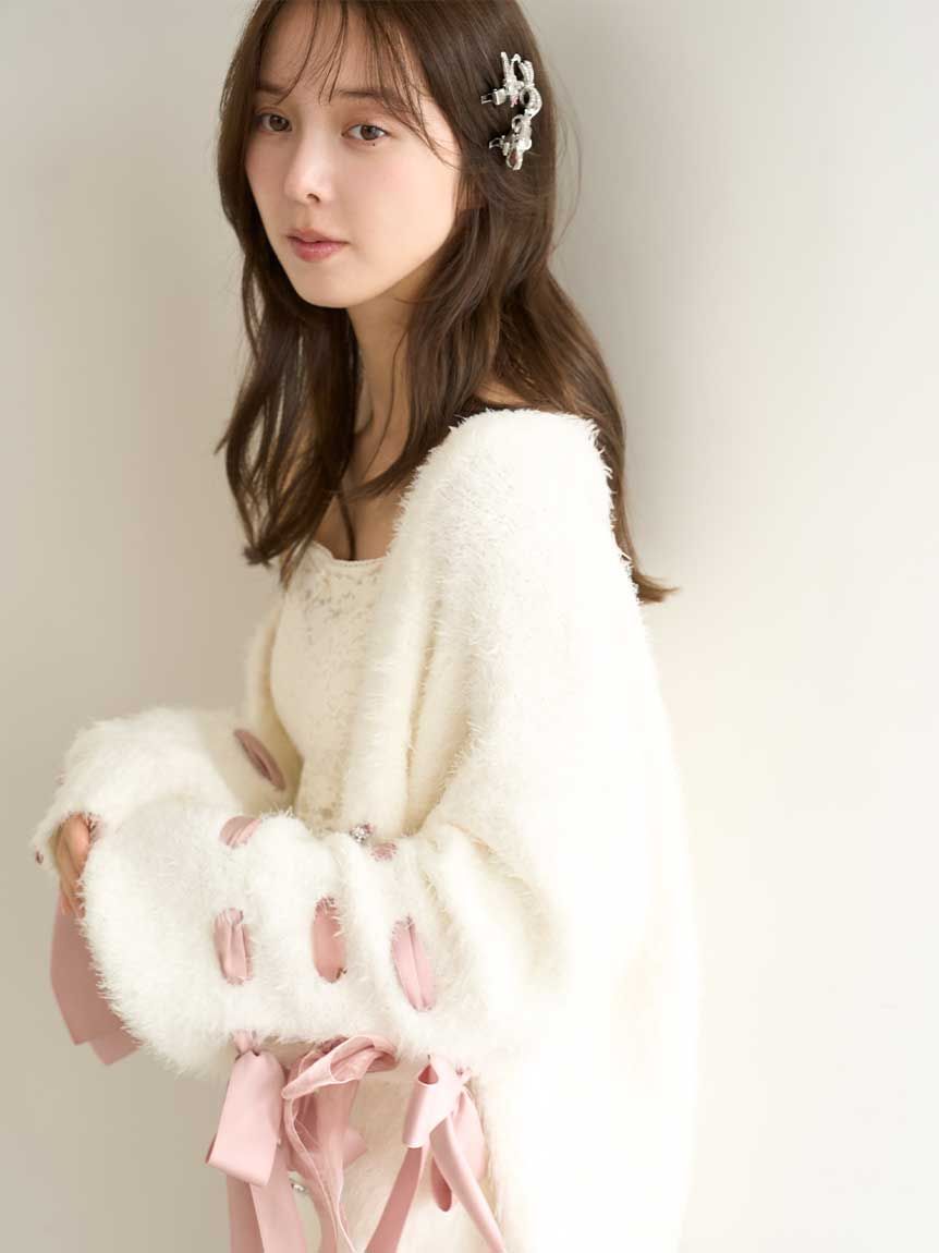 レースリボンキャミソール(キャミソール)｜スナイデルホーム｜SNIDEL