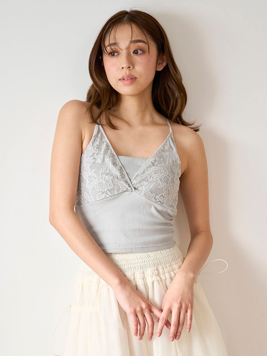 Chacott】レース柄編みプルオーバー(Tシャツ・カットソー)｜トップス