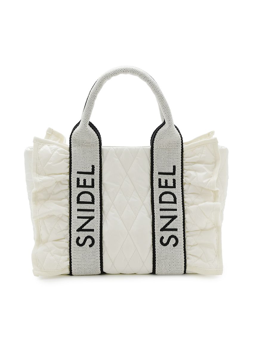 フリルキルティングロゴバッグ(ハンドバッグ)｜バッグ｜SNIDEL