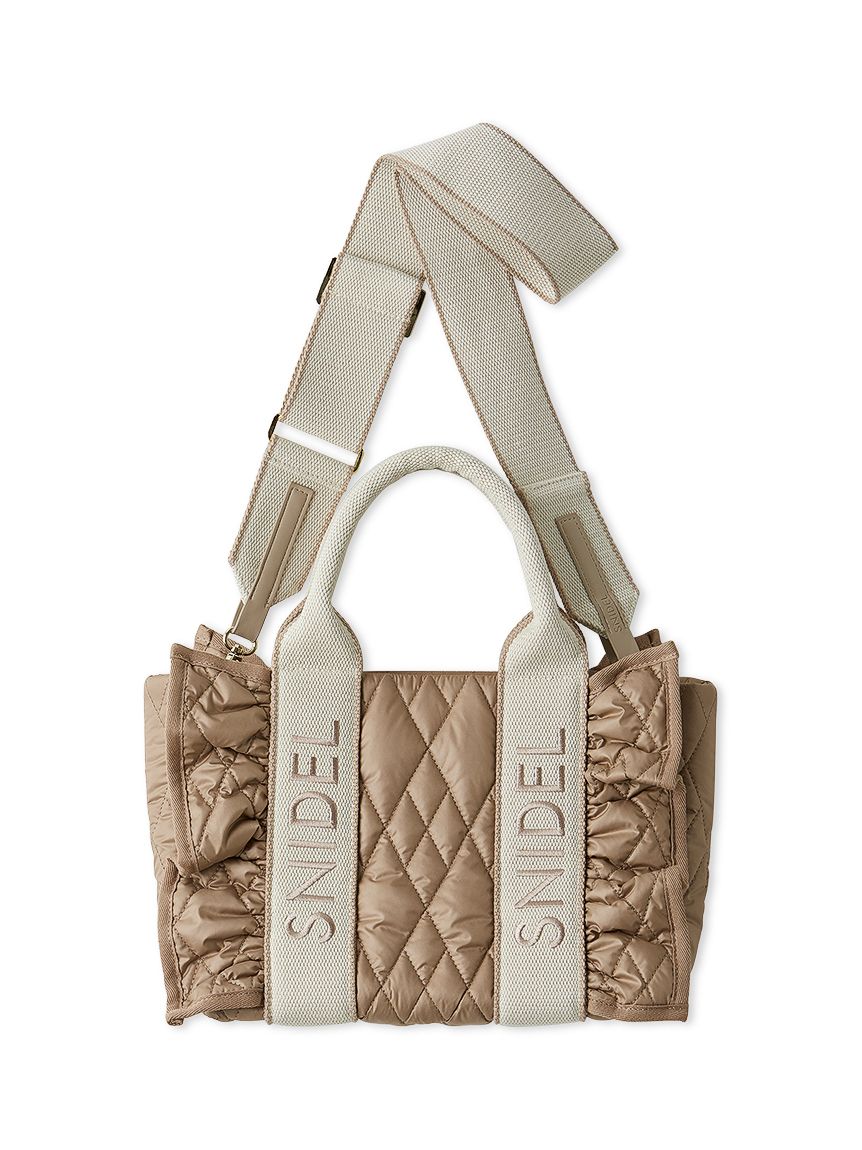 フリルキルティングロゴバッグ(ハンドバッグ)｜バッグ｜SNIDEL