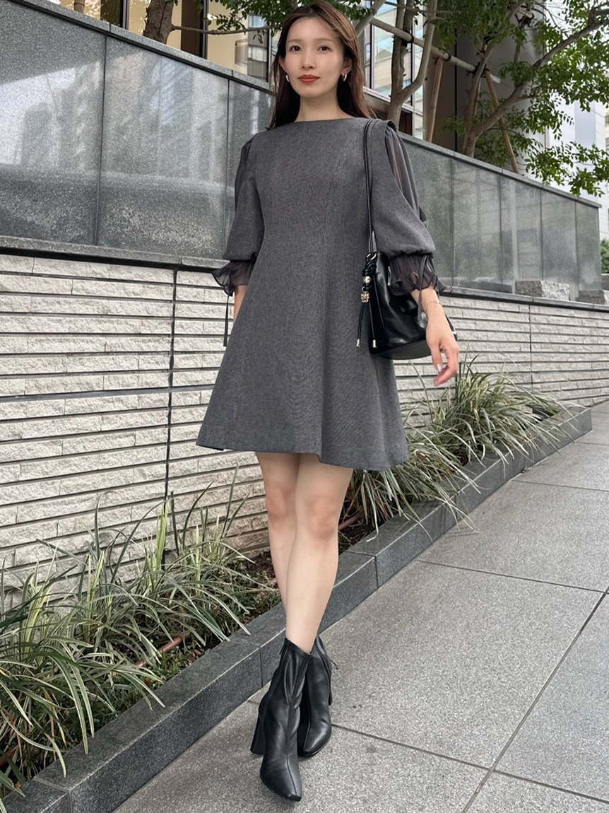 レディライクフレアミニワンピース(ミニワンピース)｜ワンピース