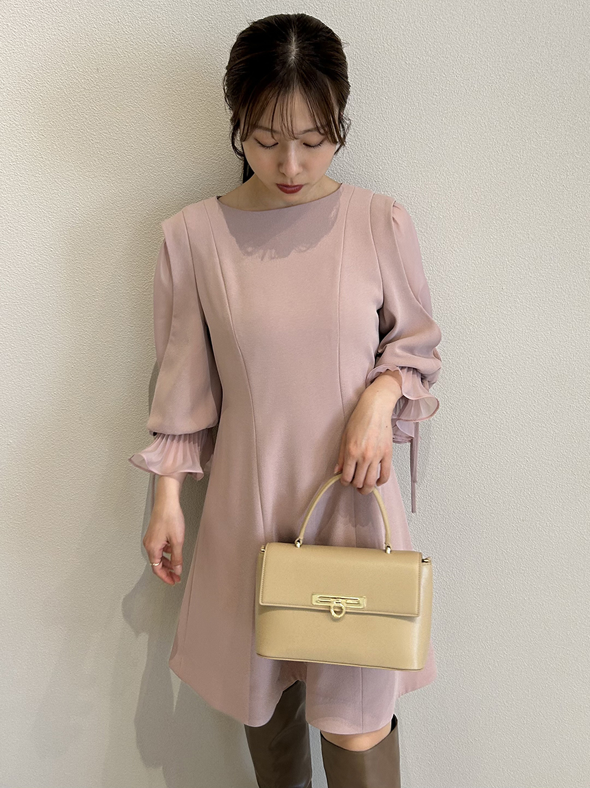 レディライクフレアミニワンピース(ミニワンピース)｜ワンピース