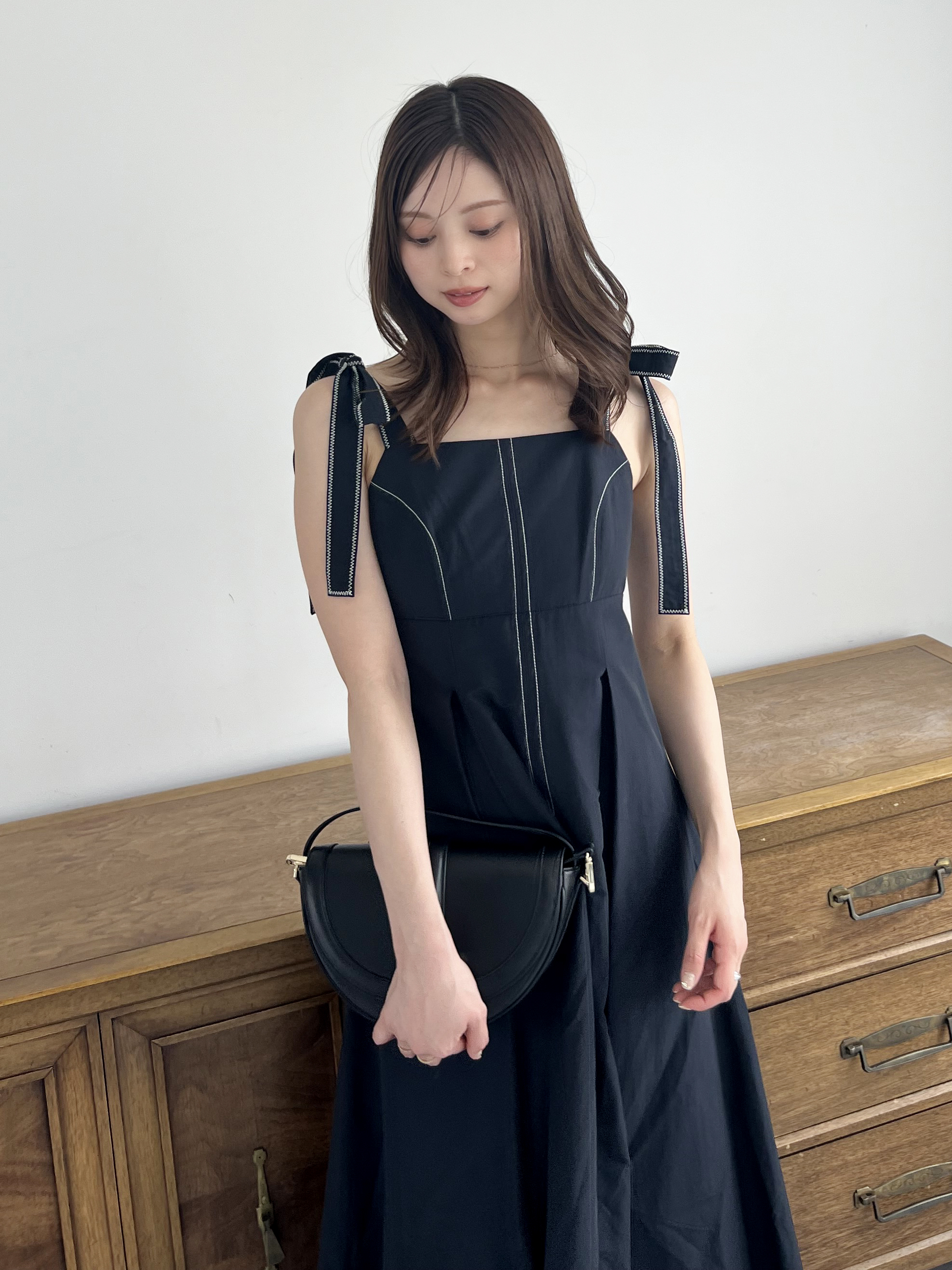 タックキャミワンピース(マキシ・ロングワンピース)｜ワンピース