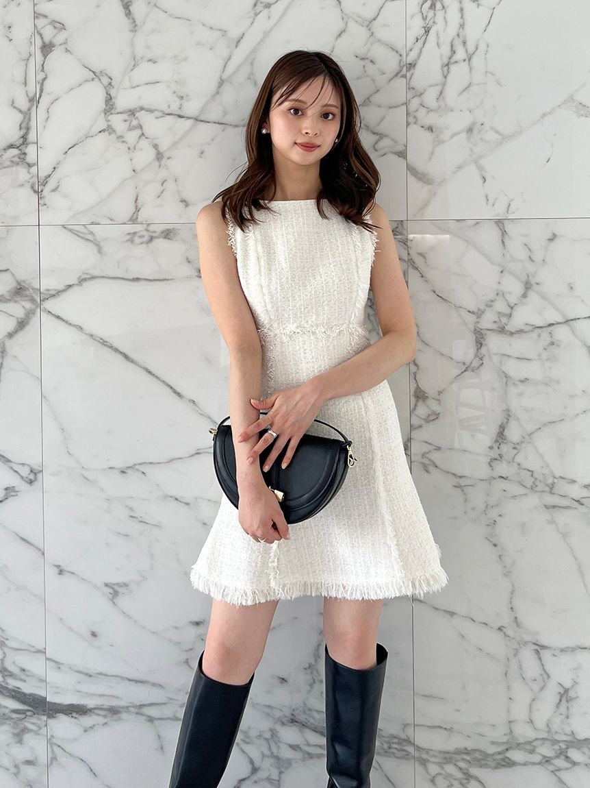 ツイードミニワンピース(ミニワンピース)｜ワンピース｜SNIDEL