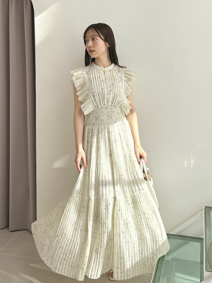 00サイズあり】Sustainableフリルワンピース(マキシ・ロングワンピース