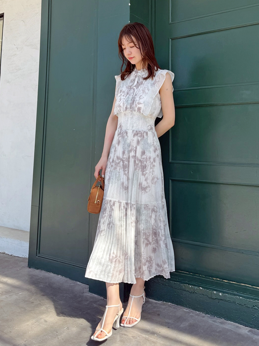 Sustainable20周年プリントワンピース(マキシ・ロングワンピース