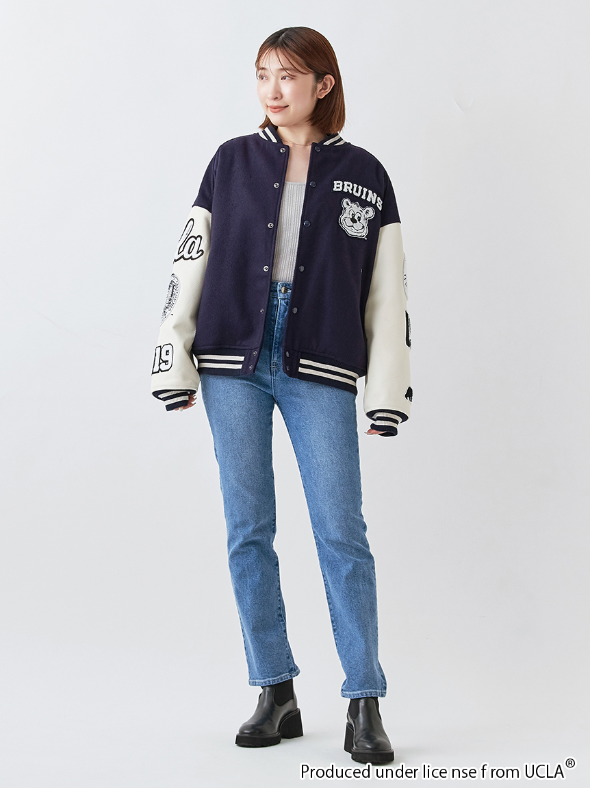 ミ*ン様 JH DESIGN UCLA リバーシブル スタジャン XL JH DESIGN UCLA